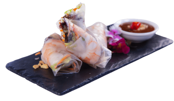 9. Pork & Prawn Rice Paper Rolls (3)