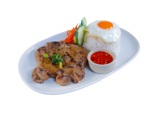 35. Grilled Pork Chop Broken Rice